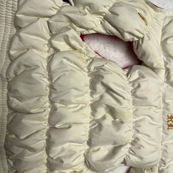 Ralph Lauren pink and gold girls puffer vest - Picture 7 of 7